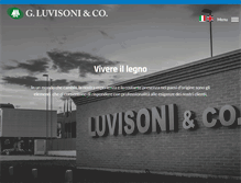 Tablet Screenshot of luvisoni.it